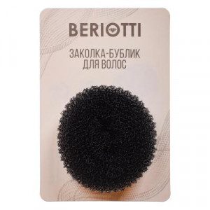 BERIOTTI Заколка-бублик для волос, поролон, d5,5см, 3 цвета