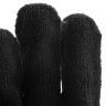 Перчатки трикотажные, акрил, черный, оверлок Сибртех