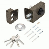 СТАНДАРТ Россия ЗН1-3С бронза 4кл 2ригеля Аналог Зенит ЗН1-3 Замок накладной (16)