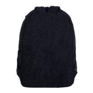 Рюкзак подростковый 44x30x13см, 1 отд., 5 карм., вышивка, декор &quot;мишка&quot;, брелок, вельвет, черный