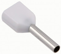 IEK GENERICA наконечник изолир. НШВИ2 0,5-8 белый (100шт) UGN31-008-D05-100-G