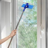 VETTA Окномойка двусторонняя (скребок 23см+микрофибра 25х7см), телеск.черенок нерж.сталь 105см