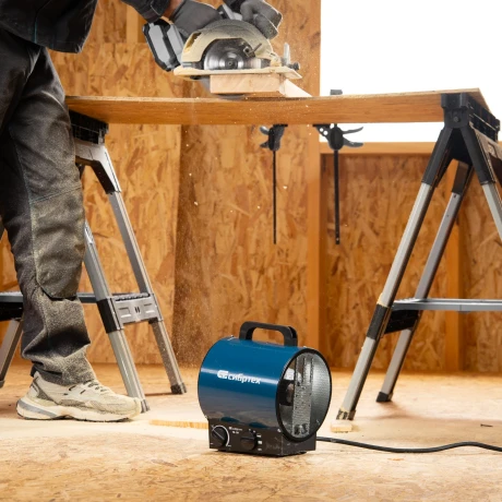 Тепловая пушка ТВ-3М (тепловентилятор), 230 В, 3 режима: вентилятор/1500 Вт /3000 Вт Сибртех