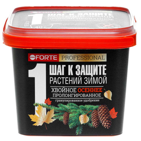 Бона Форте 1л Хвойное Осень с кремнием (ведро) х12