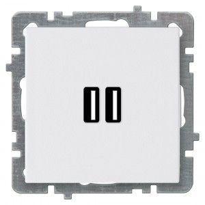 Nilson TOURAN-ALEGRA-THOR мех. роз. USB (зарядка 2,1А, 2 порта)  белый 24110481