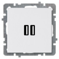 Nilson TOURAN-ALEGRA-THOR мех. роз. USB (зарядка 2,1А, 2 порта)  белый 24110481