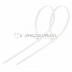 Rexant хомут нейлоновый 250х3,6 мм 25 шт. белый , (10!) 07-0250-25