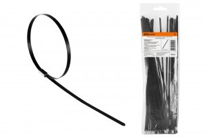 TDM Хомут стальной с полимерным покрытием ХСП (304) 4,6х1000 (5!) (уп.50шт, цена за уп.) SQ0582-0113