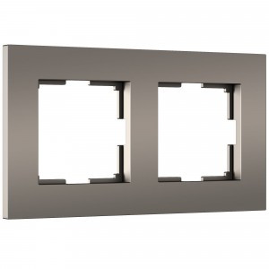 Werkel рамка СУ 2 мест. Slab (бронза матовый, поликарб.) W0022963 a062812
