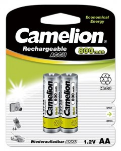 Ак-р Camelion R6 800mAh Ni-Cd BL2