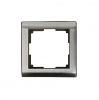 Smartbuy Нептун Рамка 1-местная металл серый никель  (SBE-05gn-Metal-FR-1)
