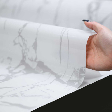 Клеенка Прозрачная 0,65мм*0,6*20м MB-30A С РИСУНКОМ