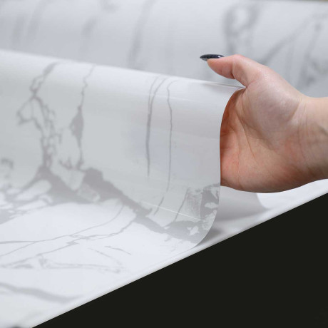 Клеенка Прозрачная 0,65мм*0,6*20м MB-30A С РИСУНКОМ