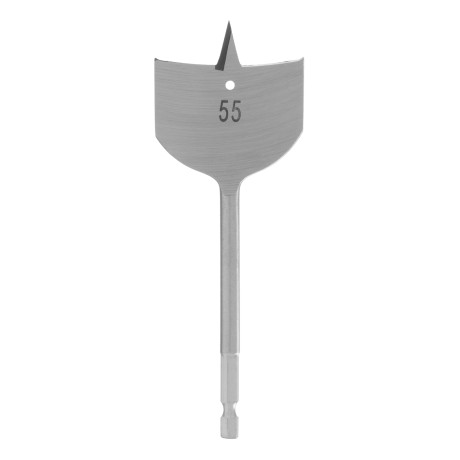 Сверло по дереву перовое, 55 мм, шестигранный хвостовик Matrix