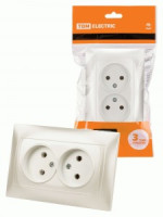 TDM Лама роз. СУ 2 мест. 10А 250В  перламутр SQ1815-0824