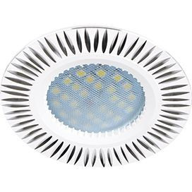 Ecola DL3182 MR16 GU5.3 св-к литой белый/Алюм FW1608EFF (10!)
