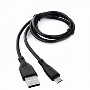 Дата-кабель USB(A)шт. - microUSBшт. Cablexpert серия Classic 1, 2,4A, 1м, черный, кор, подвес, 17910