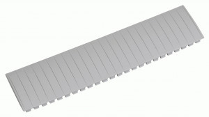 IEK заглушка 12 модулей для боксов (корпусов) UNIVERSAL/PRO СЕРАЯ легковыламываемыя YIS50-12-K03