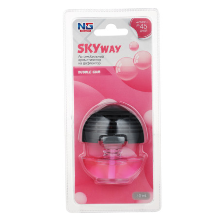 NEW GALAXY Ароматизатор на дефлектор Skyway, 10 мл, новая машина, парфюм, летний бриз, бабл гам