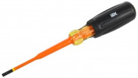 IEK ARMA2L 5 Отвертка диэлектрическая шлиц. SLIM SL4,0х100 Т3, до 1000В A2L5-SC31-T3-SL-40-100