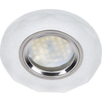 Ecola MR16 GU5.3 DL1653 св-к Стекло с вогнутыми гранями Матовый/Хром 25x90 FN1653EFF (10!)