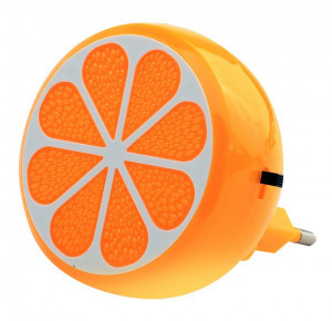 Camelion NL-234 ночник св/д 0.5W 65х65x80 Апельсин, 220V пластик/выкл.