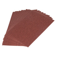 Шлифлист на тканевой основе, зернистость № 50, 240 х 170 мм, 10 шт, водостойкий, &quot;БАЗ&quot;