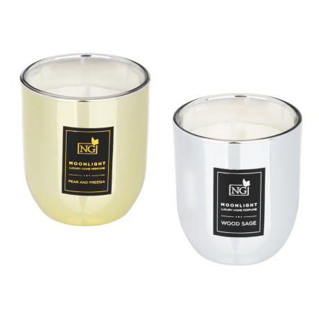 NEW GALAXY Свеча ароматизированная Moonlight 135 гр. wood sage, pear and freesia