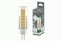 TDM G4 220V 5W(475lm) 6500К 6K, 16x55мм пластик SQ0340-0218