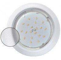 Ecola GX53 H4 св-к  Белый матовый (кратно 10!) 38x106 SW5310ECB