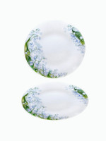 Тарелка десертная Ландыши 18см стеклокерамика (кратность 6шт!!!) МФК NRP70T/6