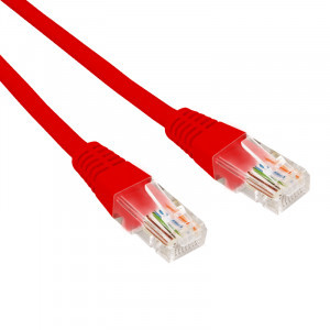 REXANT коммутац. шнур (патч-корд) U/UTP, cat6, 0,3м, литой, RJ45-RJ45, LSZH, красный, 02-0293-03