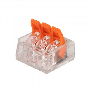 Jazzway клемма с рычагом СМК 221-413 3х(0,14-4мм2) 32А, PTC-3P (уп.50шт, цена за шт) 5050914