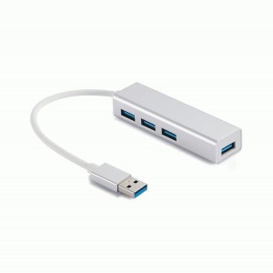 Концентратор USB 3.0 Gembird UHB-C464, 4 порта, кабель 17см, белый