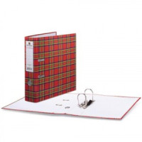 Папка-регистратор BRAUBERG &quot;Energy&quot; ламин., 80мм, шотландка