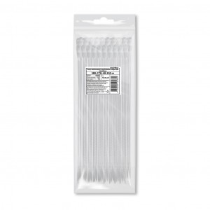 Smartbuy хомут (стяжка) нейлон с монт. отверст. 4,8х300 белый (100 в уп, цена за уп)SBE-CTH-48-300-w