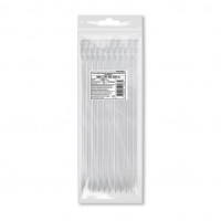 Smartbuy хомут (стяжка) нейлон с монт. отверст. 4,8х300 белый (100 в уп, цена за уп)SBE-CTH-48-300-w