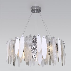 Bogate's Люстра 10x60W металл хром/стекло 800x800x290-1200 Canaria 324/10