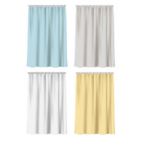 VETTA Шторка для ванной, полиэстер, 80 г/м2, 200x200см, "XL", 4 цвета