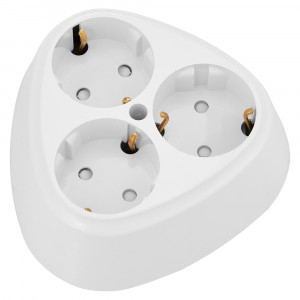 Bylectrica ПРАЛЕСКА роз. ОУ 3 мест. (треугольная) земля, шторк., белый (РА16-112)