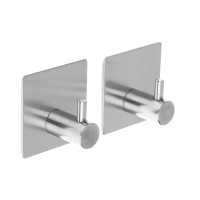 VETTA Крючки самоклеящиеся, 2шт, нержавеющая сталь