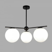 Eurosvet люстра 40W E14 3x40W 580х580х500 мет. черн./бел. Marbella 60147/3 a063854