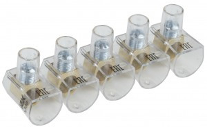 IEK зажим винтовой  концевой изолированный КЗВИ 16мм2 (5x1)