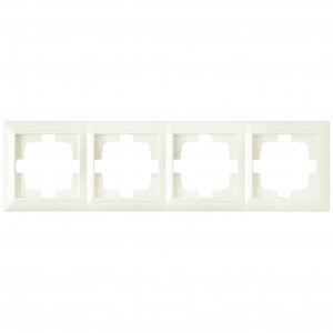 Bylectrica СТИЛЬ Рамка 4-х мест. беж., (ЮЛИГ.735212.217 беж.)