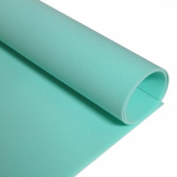 Uniel фоамиран для творчества зефирный, бирюзовый10лист/уп,50х50см 2мм VR-PE7 20T20/S50X50/PWF002