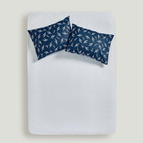 PROVANCE Нэви Наволочки 50х70см, 100% хлопок, бязь, 2шт, синий