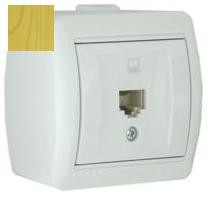 Lezard Ната роз. компьют. ОУ 1 мест. ольха (RJ45) (корпус PC) 710-0700-139