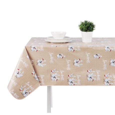 PROVANCE Гуси Скатерть ПВХ 110х140см, 3 цвета