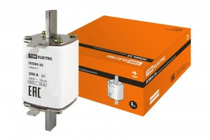 TDM предохранитель ППНН-35 габарит 1, 200А (3!) SQ0713-0024