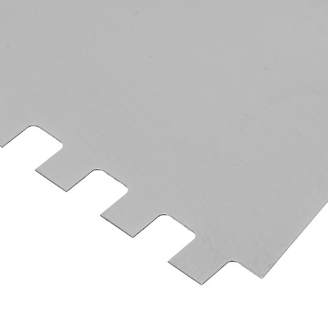 Шпатель из нержавеющей стали, 450 мм, зуб 6 х 6 мм, пластмассовая ручка Сибртех